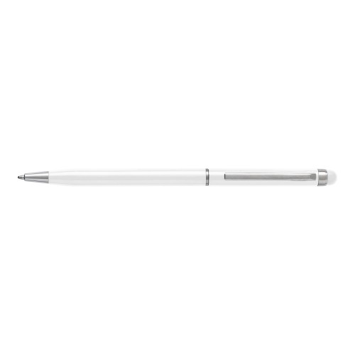 Aluminium ballpen Irina, white