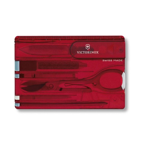 Nylon Victorinox SwissCard Classic multitool, red