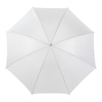 Polyester (190T) paraplu Rosemarie, wit