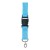Polyester (300D) keycord Bobbi, lichtblauw