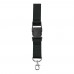 Polyester (300D) keycord Bobbi, zwart