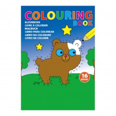 Kinder Malbuch aus Papier Constanze, custom/multicolor