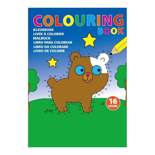 Kinder Malbuch aus Papier Constanze, custom/multicolor Kinder Malbuch aus Papier Constanze, custom/multicolor