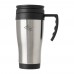 Stainless steel travel mug Dev, silver