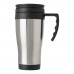 Stainless steel travel mug Dev, silver
