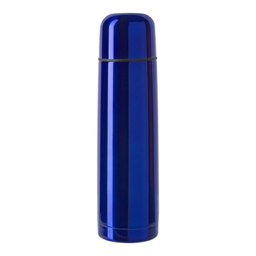 Stainless steel double walled flask Mona, cobalt blue