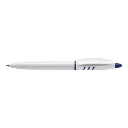 Stilolinea S30 kunststof balpen, wit/blauw