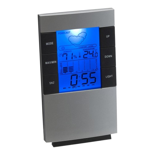 Plastic weather station Griffin, silver