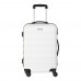 Trolley with four spinner wheels. Serafina, white
