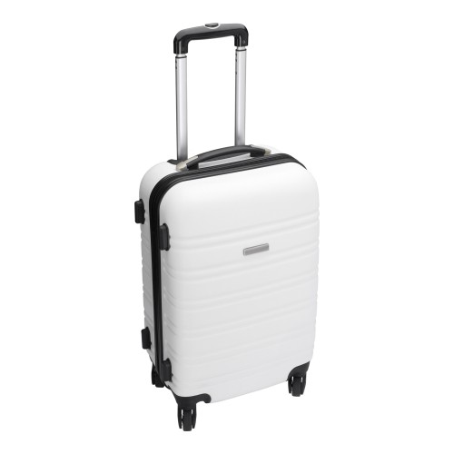 Trolley with four spinner wheels. Serafina, white