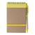 Cardboard notebook Emory, yellow
