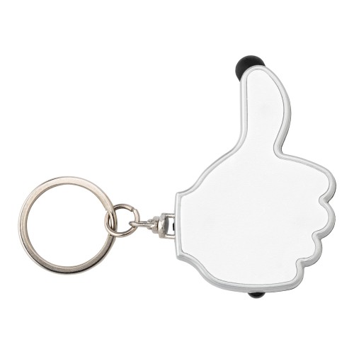 ABS 2-in-1 key holder Melvin, white