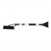 ABS ice scraper and snow brush Justin, black