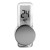 Thermometer aus Kunststoff Roxanne, Silber