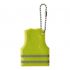 PVC sleutelhanger Cecily, geel