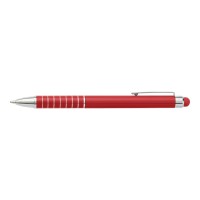 Aluminium gelakte balpen Oliver, rood