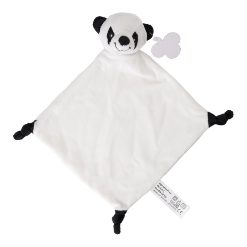 Plush cloth Ameila, black/white
