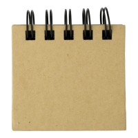 Cardboard memo folder Clemence, brown