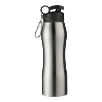 RVS fles Giovanni, zilver