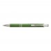 Aluminium ballpen Delia, green Aluminium ballpen Delia, green