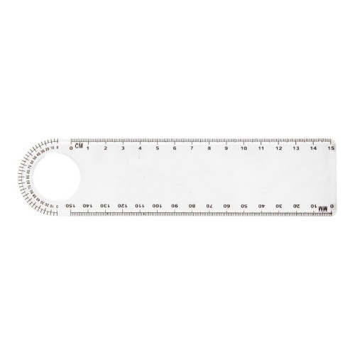 Lineal aus Kunststoff Ashlyn, Neutral