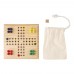 Wooden ludo game Yasir, brown