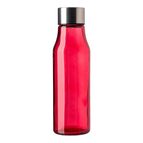 Glazen drinkfles (500 ml) Andrei, rood