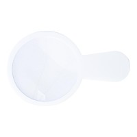 PVC vergrootglas Brennan, wit