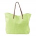 Gelamineerde non-woven (180 gr/m²) strandtas Sana, lime