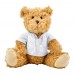 Pluche teddybeer Monty, wit