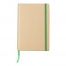 Gerecycled papieren notitieboek (A5) Gianni, lime