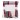 Decke aus Polyester Ayana, Rot