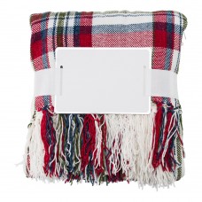 Polyester chenille (285 gr/m²) blanket Ayana, red
