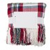 Polyester chenille (285 gr/m²) blanket Ayana, red