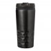 Stainless steel mug Lorraine, black
