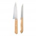 Bamboo knife set Tony, brown