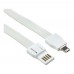 TPE 2-in-1 lanyard Marguerite, white