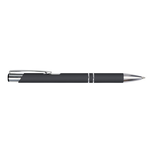 Aluminium balpen Yvette, zwart