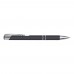 Aluminium balpen Yvette, zwart