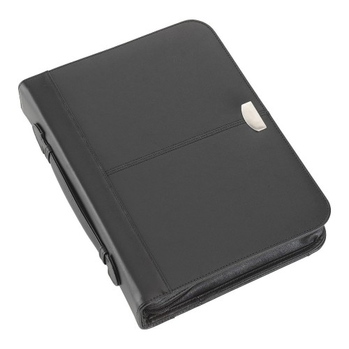 Bonded leather folder Lilo, black Bonded leather folder Lilo, black
