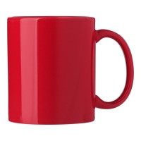 Keramische mok Kenna, rood