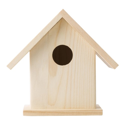 Wooden birdhouse kit Wesley, brown