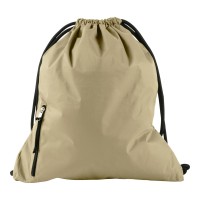 Pongee (190T) trekkoord rugzak Elise, khaki (écru)