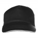 Baseball-Cap aus Baumwolle Beau, Schwarz