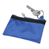 Nylon (70D) key wallet Sheridan, cobalt blue