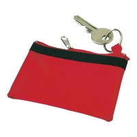Nylon (70D) key wallet Sheridan, red