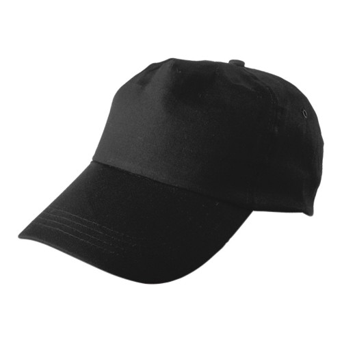 Katoenen twill pet Lisa, zwart