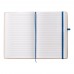 Steenpapier notitieboek Cora, kobaltblauw