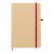Steenpapier notitieboek Cora, rood