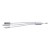 Aluminium alloy cable set Alvin, silver